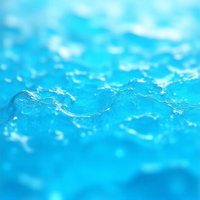 Close up of a blue gel cooling layer on a pillow